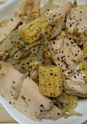 サラダチキンともやしナムル-レシピのメイン写真
