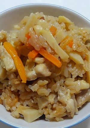 ☆今が旬❗竹の子と鶏肉の炊き込みご飯☆☆-レシピのメイン写真