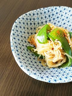 ピーマンとえのきのピリ辛煮-レシピのメイン写真