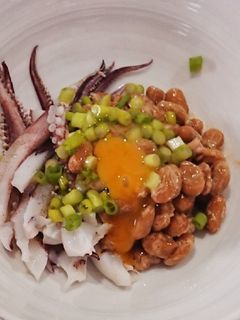 超簡単にもう一品☆いかげそ納豆-レシピのメイン写真