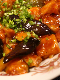 鶏と茄子のチリソース煮♪-レシピのメイン写真