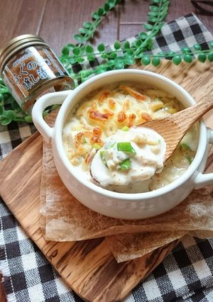 ふぐの子醸し漬で☆簡単お豆腐グラタン。-レシピのメイン写真