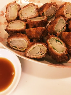 やみつき!キャベツと玉ねぎの肉巻きフライ-レシピのメイン写真