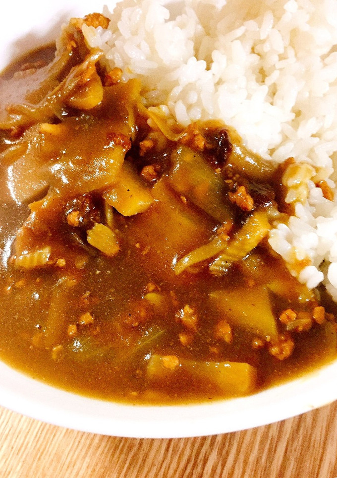 たけのこととりひき肉の和風カレー-レシピのメイン写真