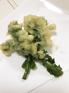 簡単!本格!天ぷら各種!(菜の花)-レシピのメイン写真