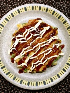 米粉でシンプルねぎ焼き+豚バラ肉-レシピのメイン写真