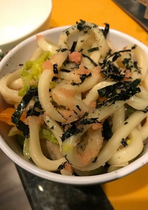たらこ混ぜうどん-レシピのメイン写真