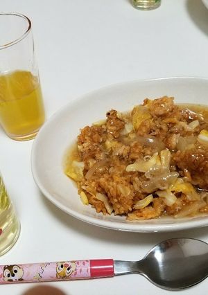 肉じゃがリメイク第３弾♪あんかけ炒飯♪-レシピのメイン写真