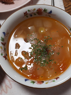 三色豆のイタリアンスープ-レシピのメイン写真