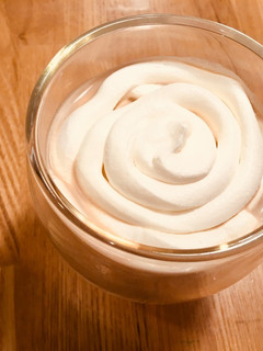 簡単!ポリ袋で生クリーム泡立て-レシピのメイン写真