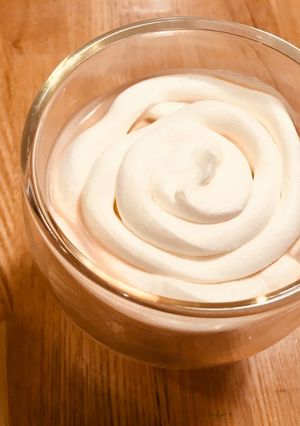 簡単！ポリ袋で生クリーム泡立て-レシピのメイン写真