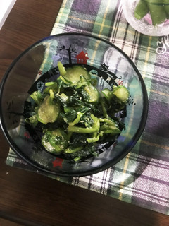 キュウリとほうれん草のすりごま和え-レシピのメイン写真