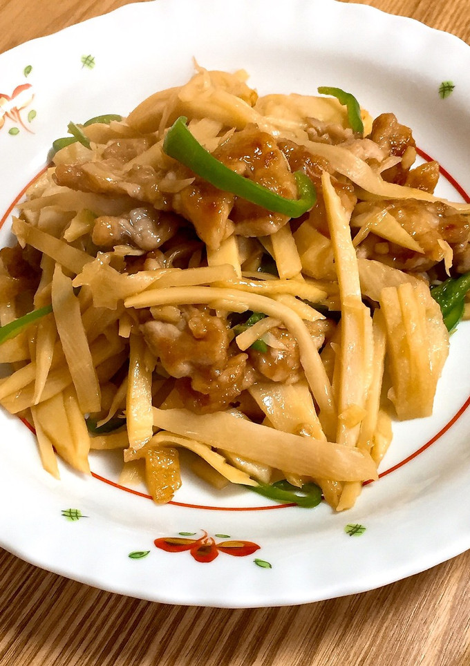 たけのこと豚肉のオイスターソース炒め-レシピのメイン写真