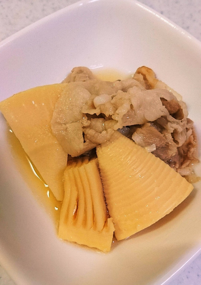 簡単☆旬のタケノコと豚肉の煮物☆-レシピのメイン写真