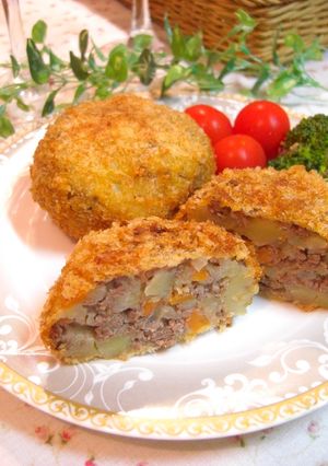 ✿挽き肉と野菜のバター風味コロッケ✿-レシピのメイン写真