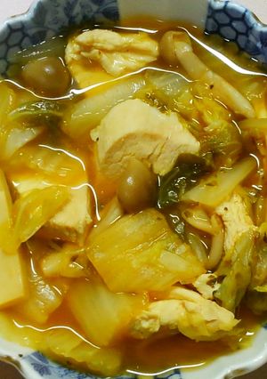 きのこと白菜と鶏むね肉のケチャップ煮♡-レシピのメイン写真