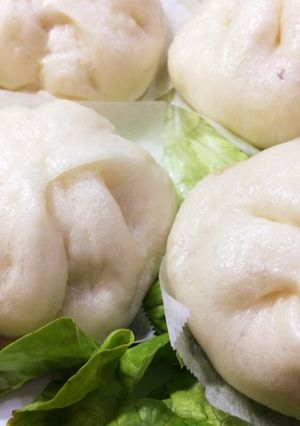 コンビニ風☆HBで簡単ふわっふわ肉まん♪-レシピのメイン写真