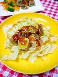 簡単!芽キャベツの肉巻き☆イタリアン-レシピのメイン写真