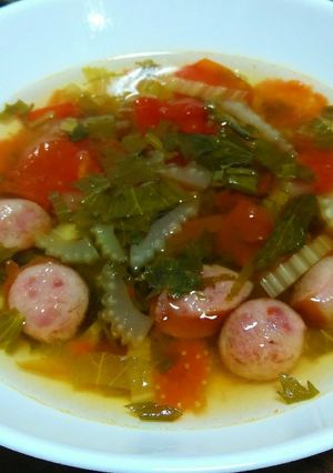野菜を食べるスープ-レシピのメイン写真