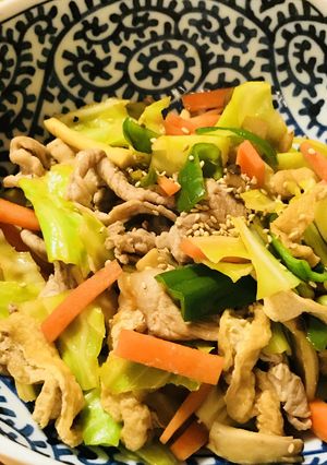 豚肉＆キャベツ☆五目オイスターソース炒め-レシピのメイン写真