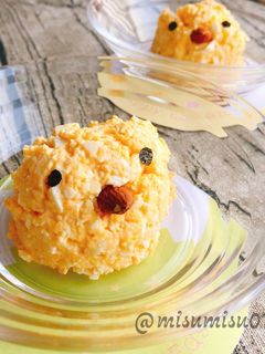 卵サラダでひよこサラダ-レシピのメイン写真