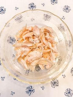 簡単便利!ささみのオイル和え-レシピのメイン写真