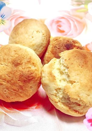 トースターとHMで作る簡単お豆腐スコーン-レシピのメイン写真