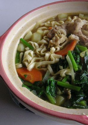 カレーうどん鍋-レシピのメイン写真