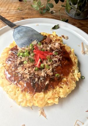 お豆腐入りふわふわお好み焼き-レシピのメイン写真