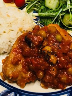 鶏もものトマト煮込み-レシピのメイン写真