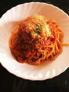 ツナとトマトのシンプルパスタ-レシピのメイン写真