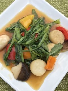 油麦菜(A菜)のオイスター炒め-レシピのメイン写真
