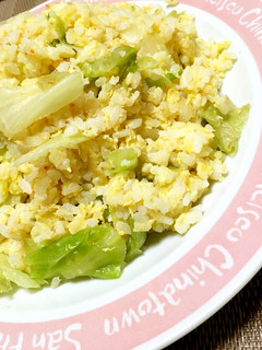 簡単カニ缶deレタス炒飯-レシピのメイン写真