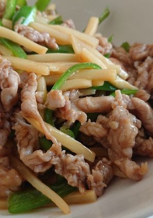 豚肉ピーマンタケノコの炒め★青椒肉絲風★-レシピのメイン写真