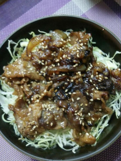 味噌薫る豚丼-レシピのメイン写真