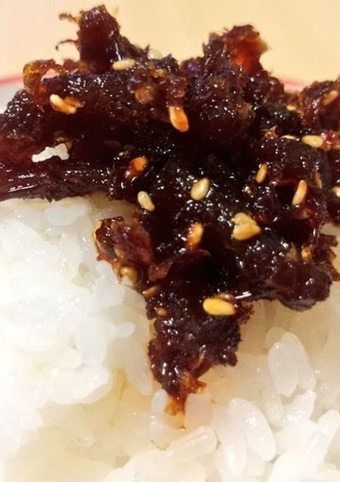としこばぁのてぃばんしゃの佃煮-レシピのメイン写真