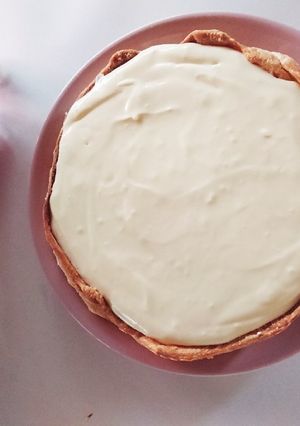 とろ～りなめらか簡単レアチーズケーキパイ-レシピのメイン写真