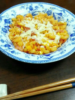 簡単? マカロニケチャップ炒め-レシピのメイン写真