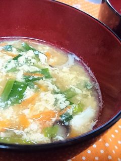 卵ふわふわ★優しい味【ニラ玉味噌汁】-レシピのメイン写真