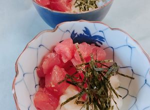 簡単！マグロと たたき長芋のやまかけ-レシピのメイン写真