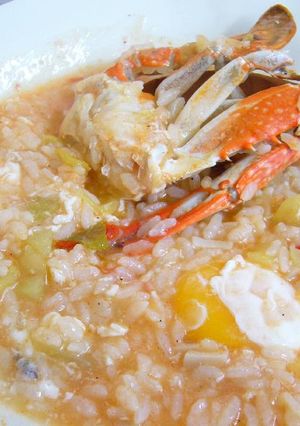 納豆のタレで簡単渡り蟹のリゾット-レシピのメイン写真
