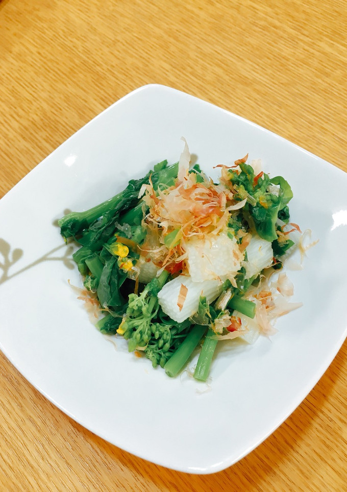 菜の花と長芋のおかか和え-レシピのメイン写真