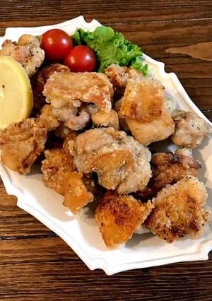 簡単揚げ焼き♡鶏塩ガーリックレモン唐揚げ-レシピのメイン写真