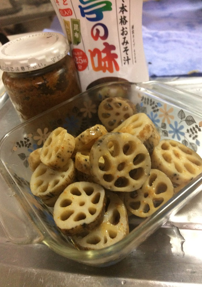蓮根の柚子胡椒味噌和え-レシピのメイン写真