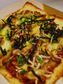 じゃこ納豆のきつねピザ-レシピのメイン写真