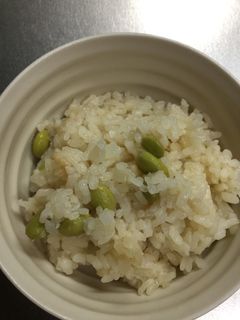 枝豆入りのみそ炊き込みごはん-レシピのメイン写真