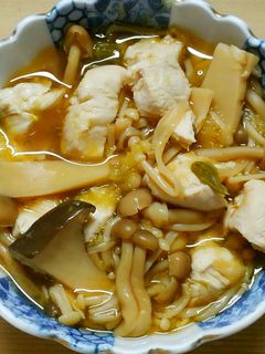 簡単和食✿鶏ささみとネギときのこの生姜煮-レシピのメイン写真