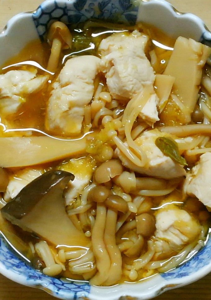 簡単和食✿鶏ささみとネギときのこの生姜煮-レシピのメイン写真