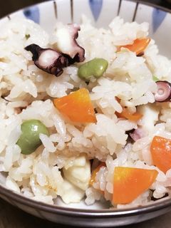 タコの炊き込みご飯-レシピのメイン写真