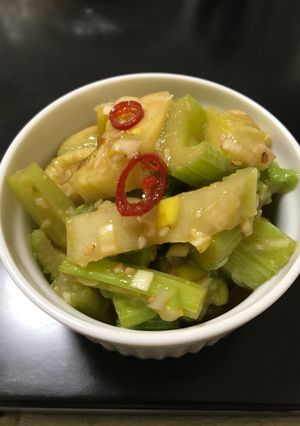 セロリの薬味ぽん酢漬け～(*´ч`*)-レシピのメイン写真